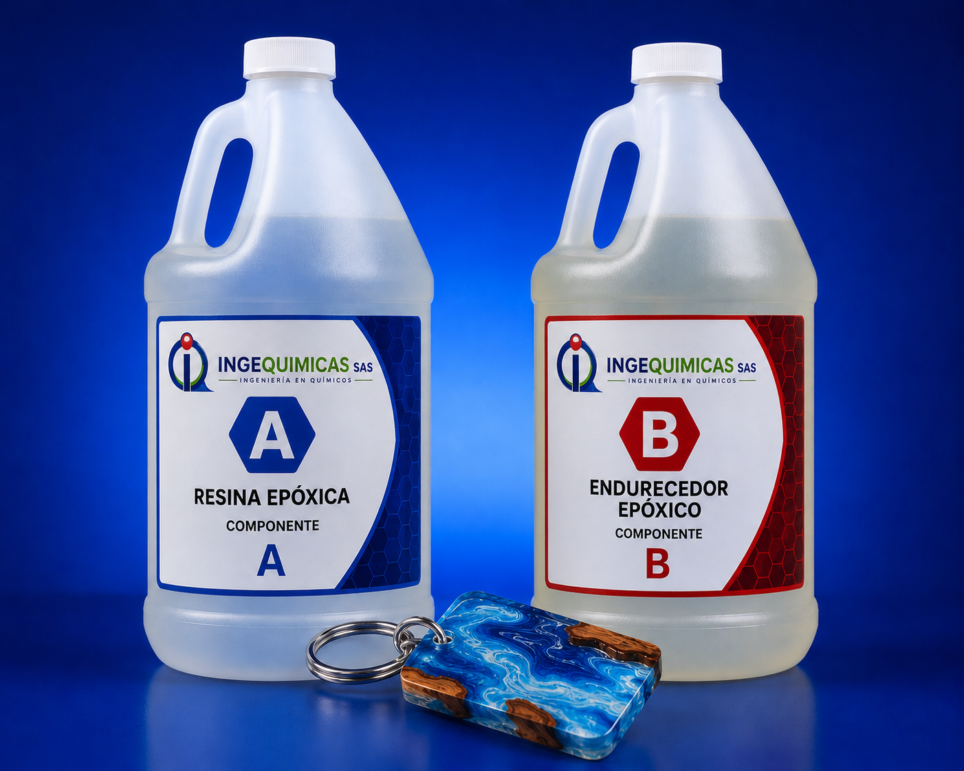 Resinas epóxicas gemelas 1:1